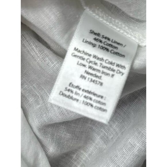 Vineyard Vines Dolman Sleeve Cover Up Dress double duty Linen Sz xxs - Picture 6 of 8